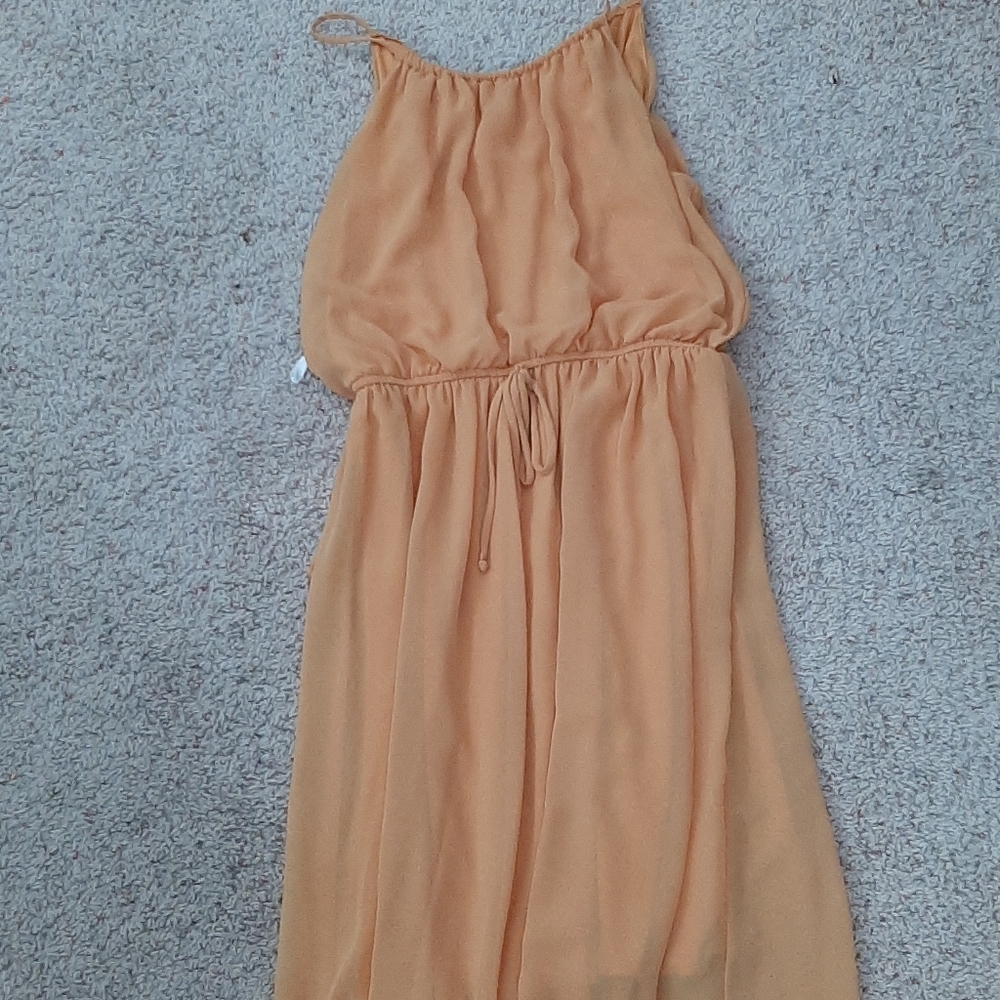 Yellow prom dress